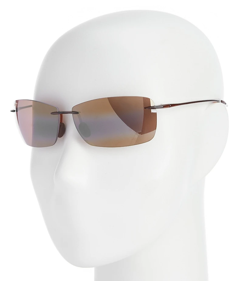 Maui Jim Lighthouse PolarizedPlus2® Rectangular 65mm Sunglasses