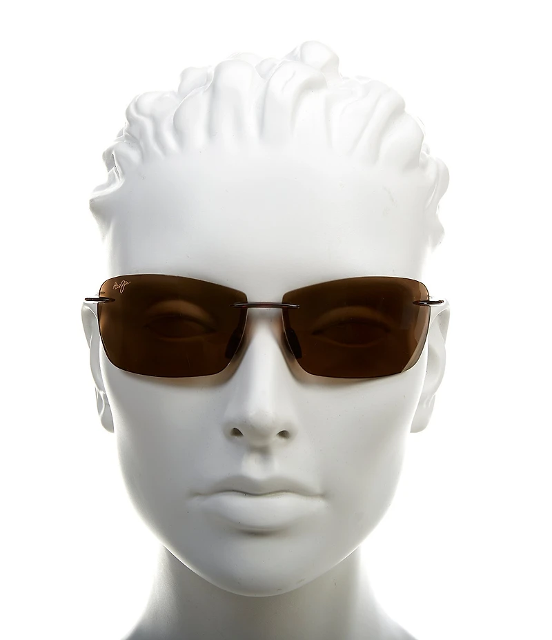 Maui Jim Lighthouse PolarizedPlus2® Rectangular 65mm Sunglasses