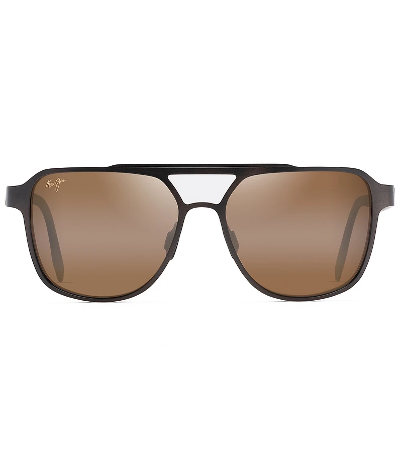 Maui Jim Men's 2nd Reef PolarizedPlus2® 59mm Aviator Sunglasses