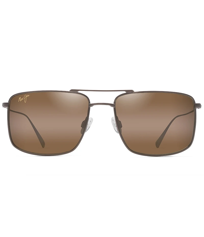 Maui Jim Men's Aeko 55mm Aviator Polarized Sunglasses