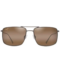 Maui Jim Men's Aeko 55mm Aviator Polarized Sunglasses