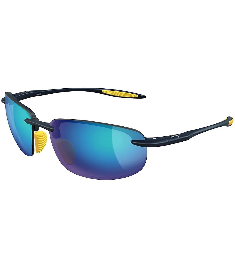 Maui Jim Men's Hookipa Ultra 63mm Polarized Rectangle Sunglasses