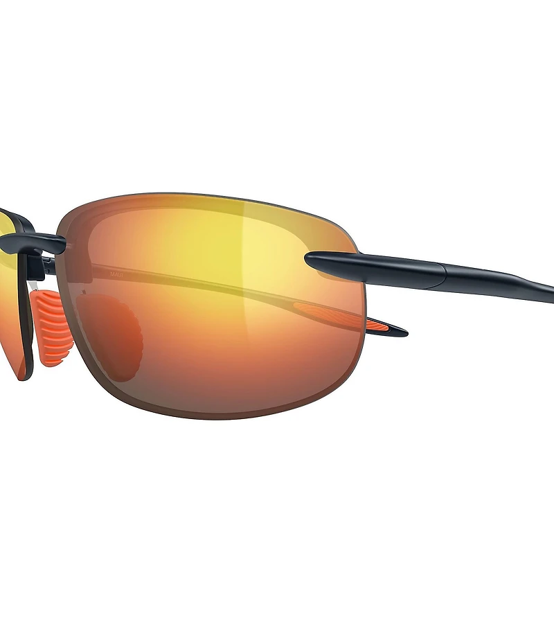 Maui Jim Men's Hookipa Ultra 63mm Polarized Rectangle Sunglasses