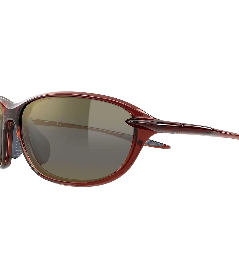 Maui Jim Men's Ho'okipa Ultra R 62mm Polarized Oval Sunglasses