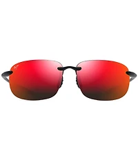 Maui Jim Men's Ho'okipa XL PolarizedPlus2® 67mm Oval Sunglasses