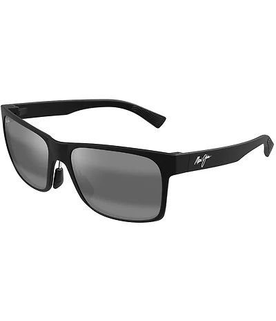 Maui Jim Men's Hoopili Polarized Plus 2 58mm Rectangle Sunglasses