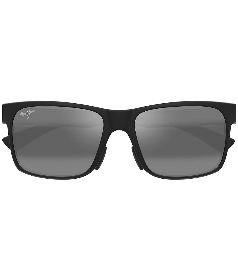 Maui Jim Men's Hoopili Polarized Plus 2 58mm Rectangle Sunglasses