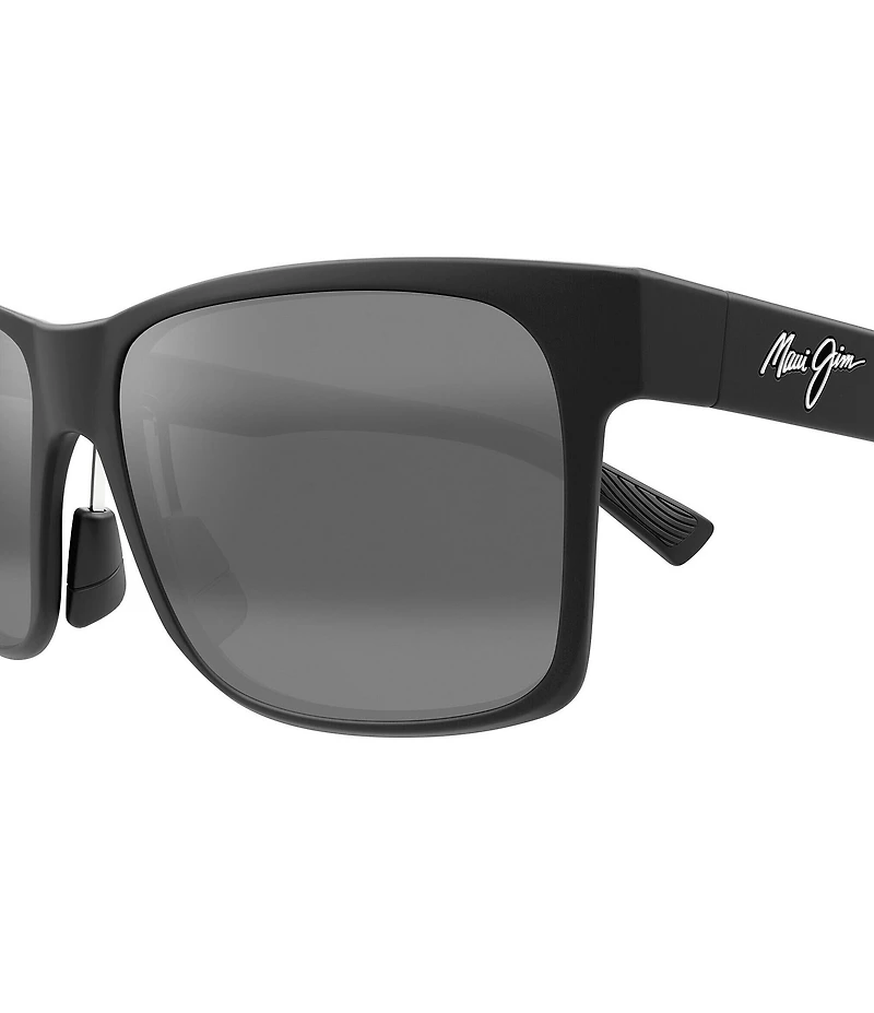 Maui Jim Men's Hoopili Polarized Plus 2 58mm Rectangle Sunglasses
