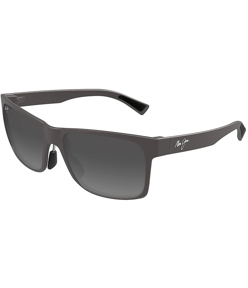 Maui Jim Men's Hoopili Polarized Plus 2 58mm Rectangle Sunglasses
