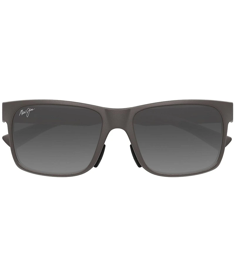 Maui Jim Men's Hoopili Polarized Plus 2 58mm Rectangle Sunglasses