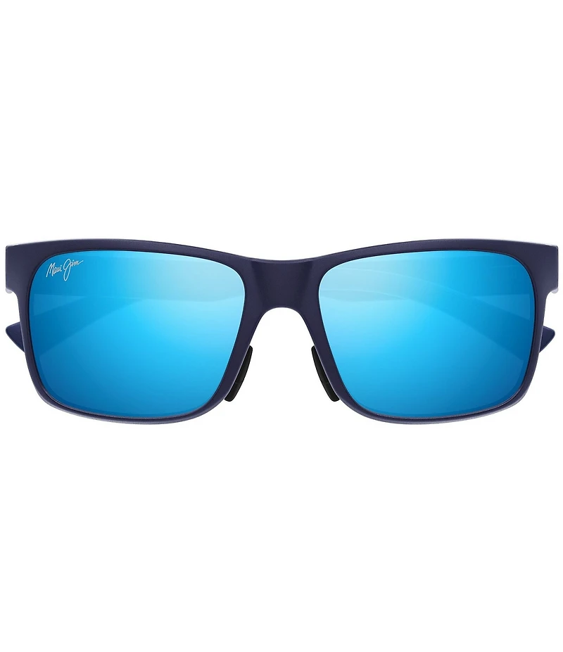 Maui Jim Men's Hoopili Polarized Plus 2 58mm Rectangle Sunglasses