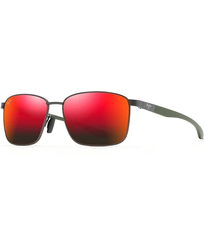 Maui Jim Men's Ka'ala PolarizedPlus2® Square 58mm Sunglasses