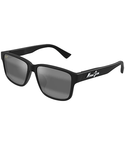 Maui Jim Men's Kuniahi AF Polarized Plus 2 58mm Rectangle Sunglasses