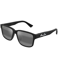 Maui Jim Men's Kuniahi AF Polarized Plus 2 58mm Rectangle Sunglasses