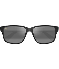Maui Jim Men's Kuniahi AF Polarized Plus 2 58mm Rectangle Sunglasses