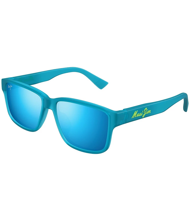 Maui Jim Men's Kuniahi AF Polarized Plus 2 58mm Rectangle Sunglasses