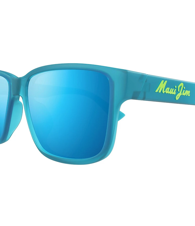 Maui Jim Men's Kuniahi AF Polarized Plus 2 58mm Rectangle Sunglasses
