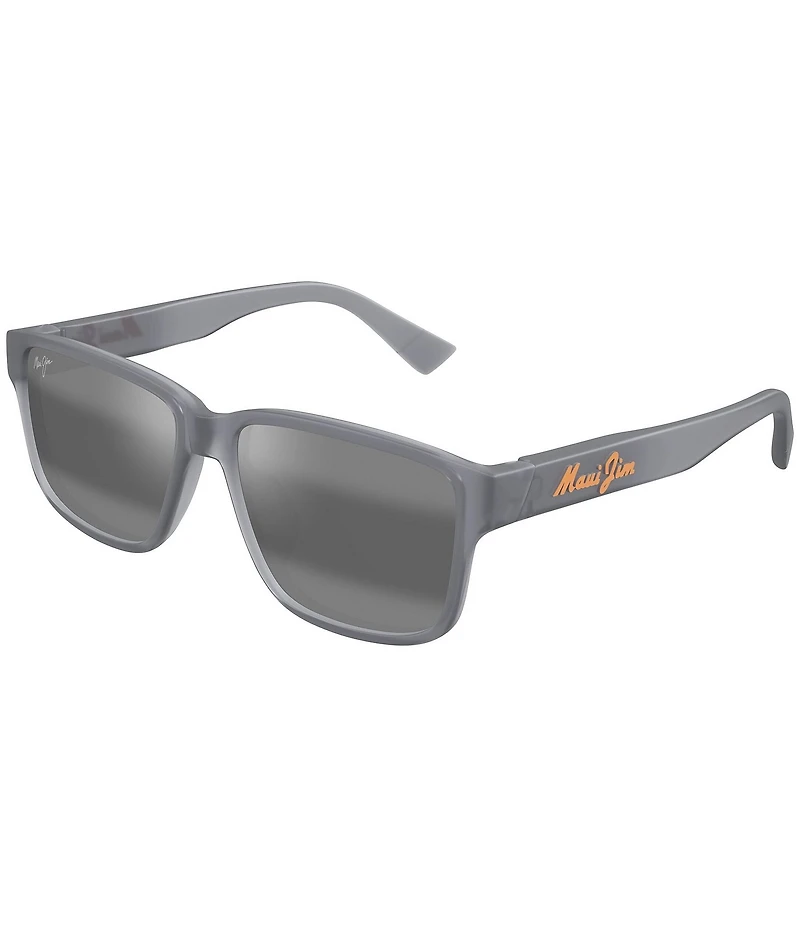 Maui Jim Men's Kuniahi AF Polarized Plus 2 58mm Rectangle Sunglasses