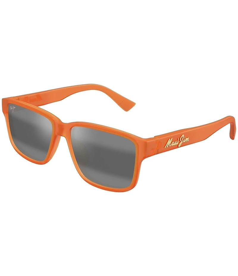 Maui Jim Men's Kuniahi AF Polarized Plus 2 58mm Rectangle Sunglasses