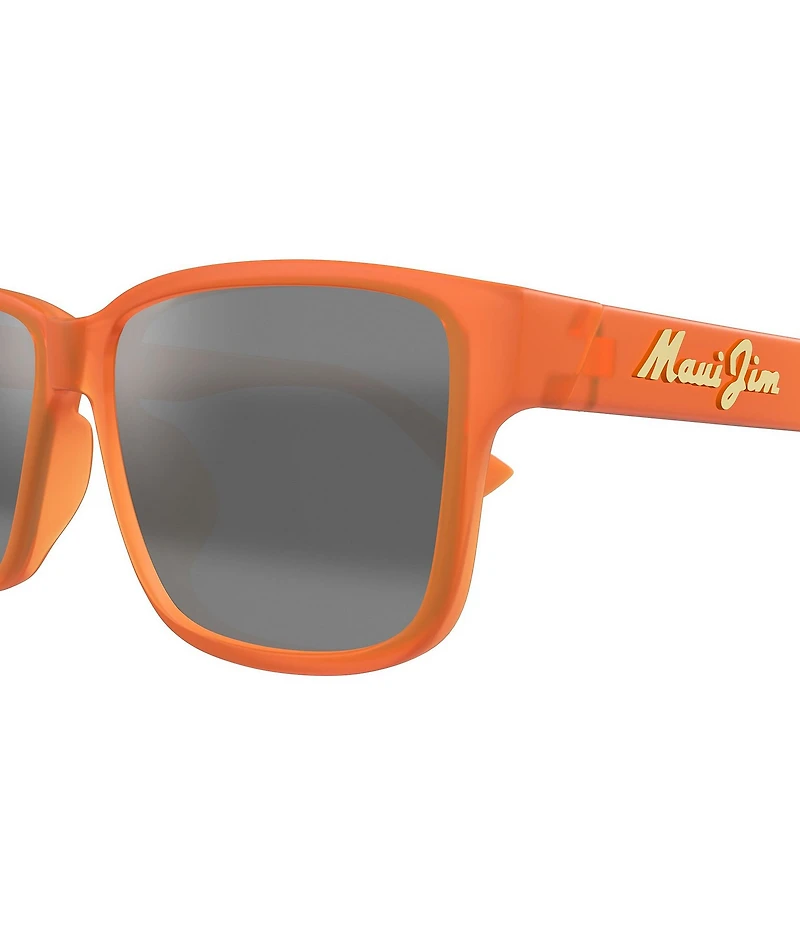 Maui Jim Men's Kuniahi AF Polarized Plus 2 58mm Rectangle Sunglasses