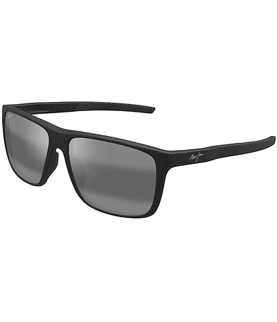 Maui Jim Men's Lehopulu 58mm Polarized Rectangle Sunglasses