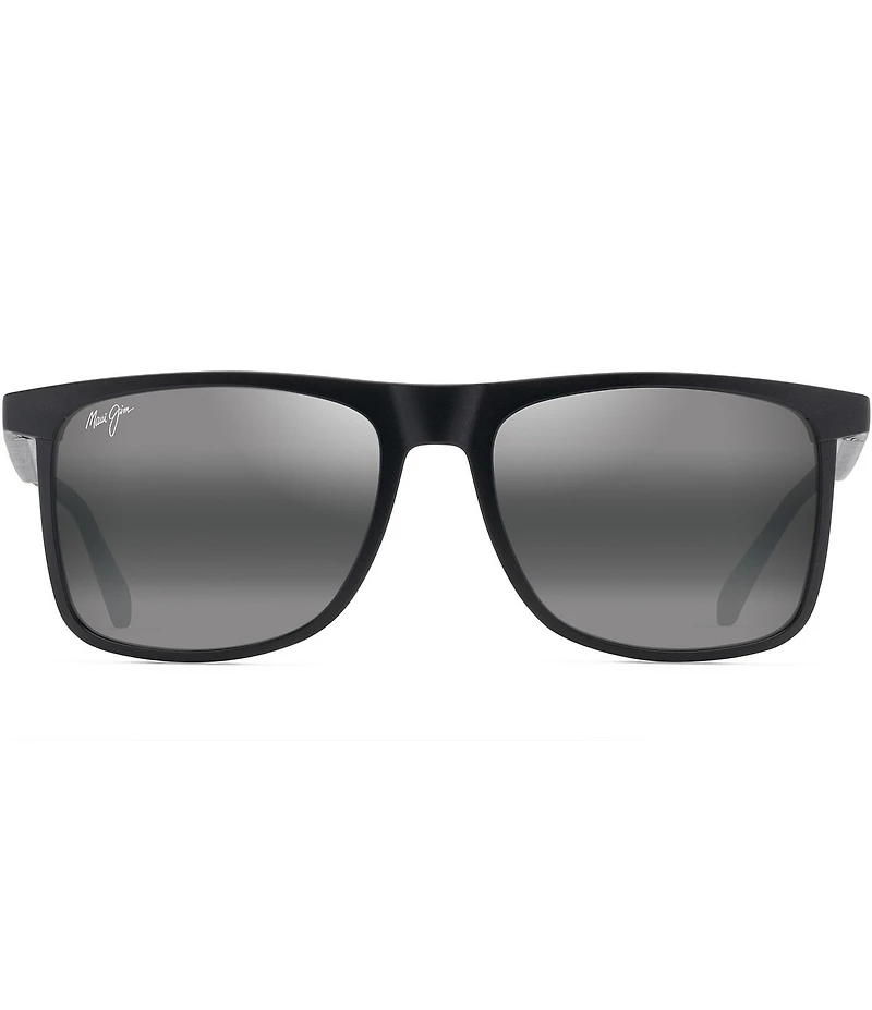 Maui Jim Men's Makamae PolarizedPlus2® 56mm Square Sunglasses