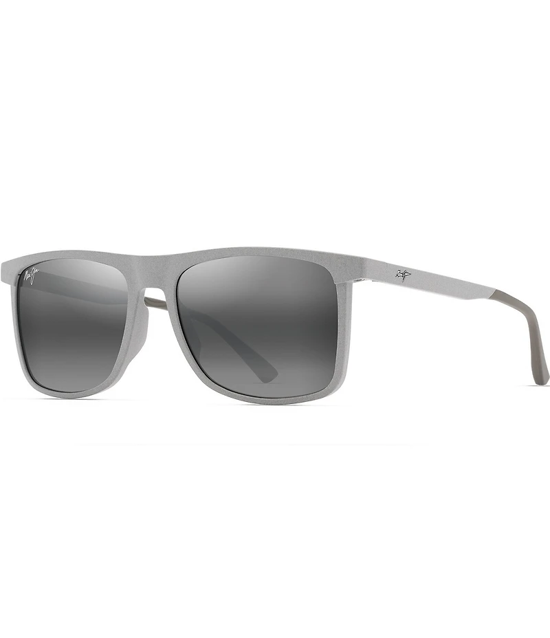 Maui Jim Men's Makamae PolarizedPlus2® 56mm Square Sunglasses