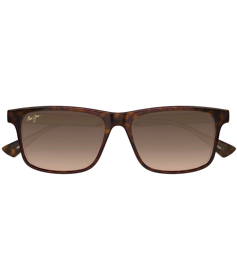 Maui Jim Men's Okina Polarized Plus 2 55mm Rectangle Sunglasses