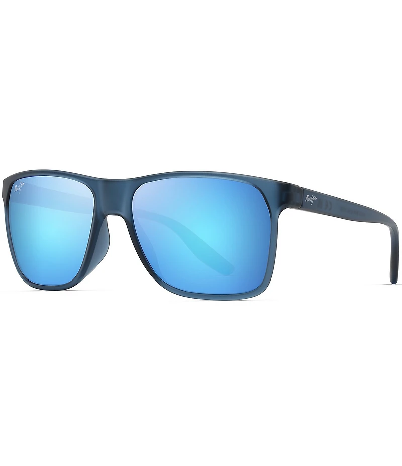 Maui Jim Men's Pailolo PolarizedPlus2® 58.5mm Square Mirrored Sunglasses