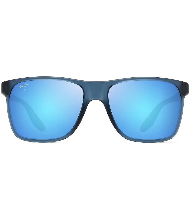 Maui Jim Men's Pailolo PolarizedPlus2® 58.5mm Square Mirrored Sunglasses