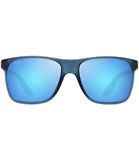 Maui Jim Men's Pailolo PolarizedPlus2® 58.5mm Square Mirrored Sunglasses