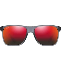 Maui Jim Men's Pailolo PolarizedPlus2® 58.5mm Square Mirrored Sunglasses