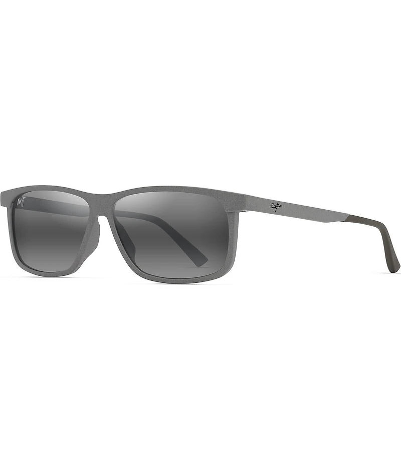 Maui Jim Men's Pulama PolarizedPlus2® 59mm Rectangle Sunglasses