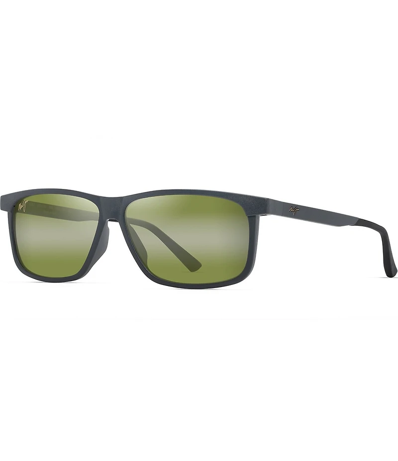 Maui Jim Men's Pulama PolarizedPlus2® 59mm Rectangle Sunglasses