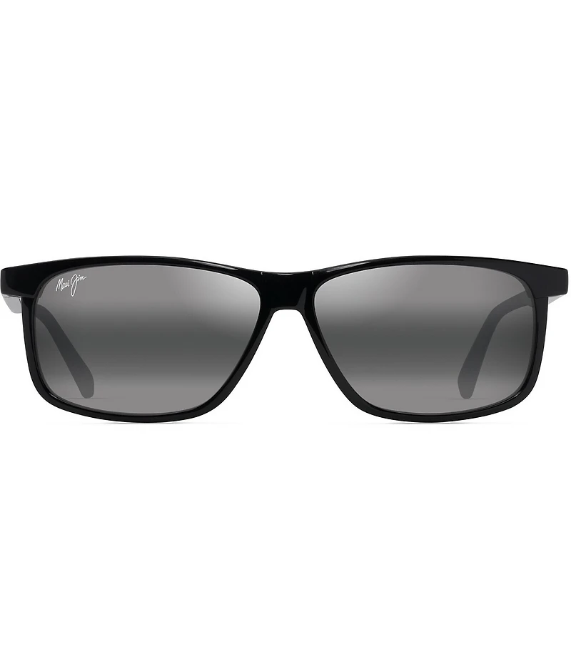 Maui Jim Men's Pulama PolarizedPlus2® 59mm Rectangle Sunglasses
