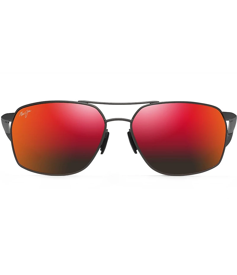 Maui Jim Men's Puu Kukui Polarized Rectangular Sunglasses