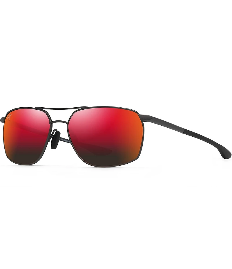 Maui Jim Men's Puu Kukui Polarized Rectangular Sunglasses