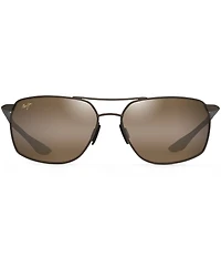 Maui Jim Men's Rectangular Puu Kukui Polarized Sunglasses