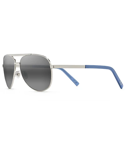 Maui Jim Unisex Seacliff PolarizedPlus2® Aviator 54mm Sunglasses