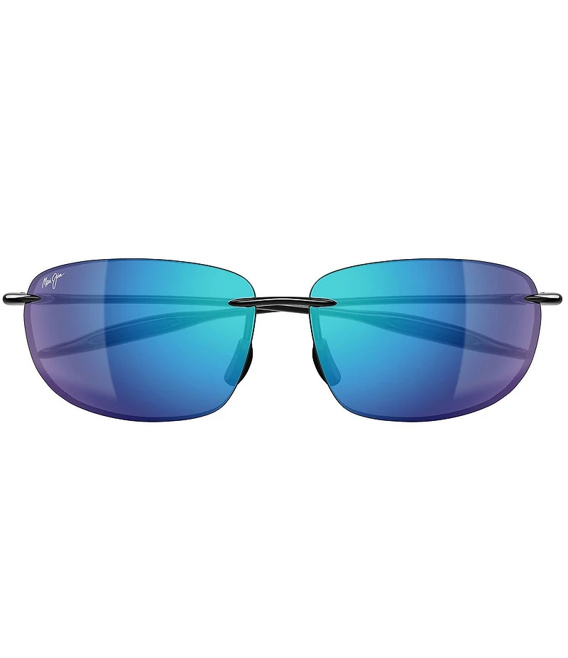 Maui Jim Unisex Breakwall PolarizedPlus2 64mm Rectangle Sunglasses