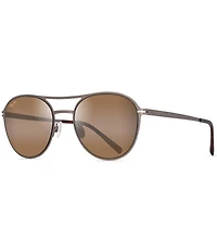 Maui Jim Unisex Half Moon PolarizedPlus2® 52mm Round Sunglasses
