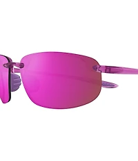 Maui Jim Unisex Hookipa Polarized Plus 2 64mm Rectangle Wrap Sunglasses