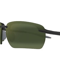 Maui Jim Unisex Hookipa Ultra G Polarized Plus 2 65mm Rectangle Wrap Sunglasses