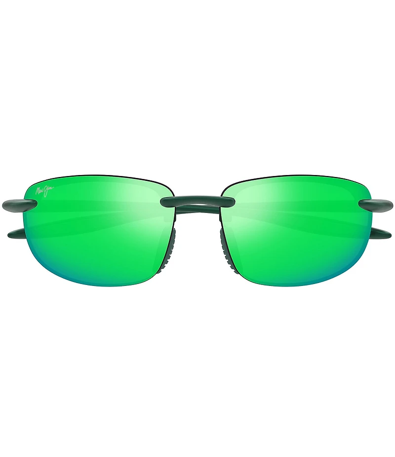 Maui Jim Unisex Hookipa Ultra Polarized Plus 2 63mm Rectangle Wrap Sunglasses