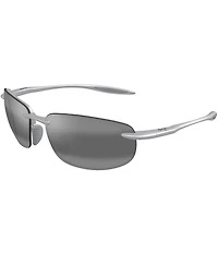 Maui Jim Unisex Hookipa Ultra Polarized Plus 2 63mm Rectangle Wrap Sunglasses
