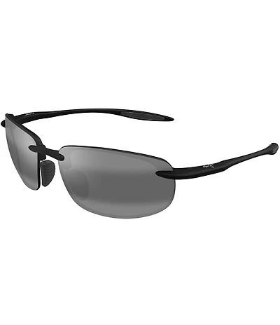 Maui Jim Unisex Hookipa Ultra Polarized Plus 2 63mm Rectangle Wrap Sunglasses