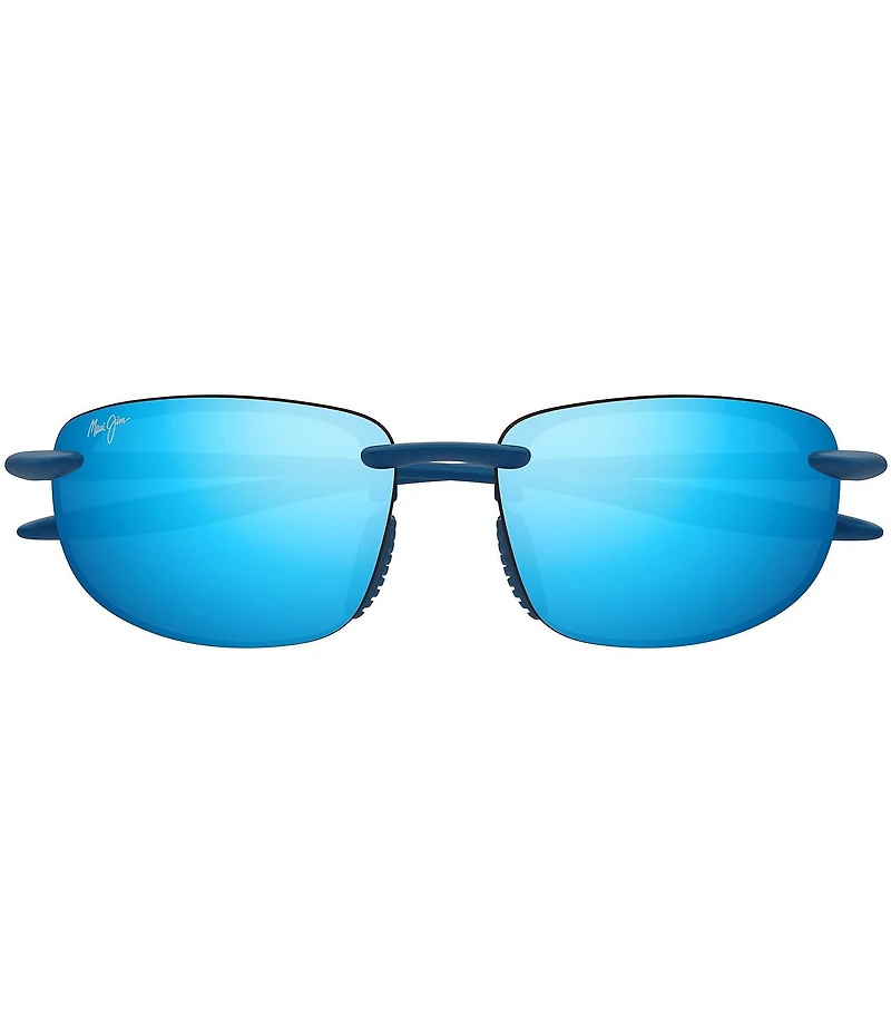 Maui Jim Unisex Hookipa Ultra Polarized Plus 2 63mm Rectangle Wrap Sunglasses