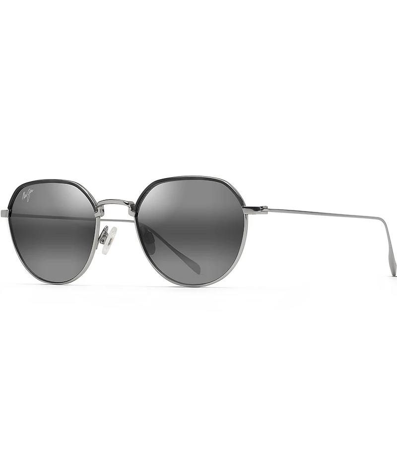 Maui Jim Unisex Island Eyes 50mm Polarized Round Sunglasses