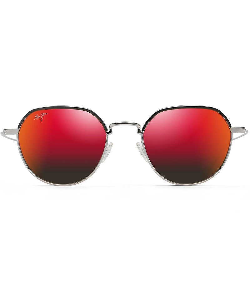 Maui Jim Unisex Island Eyes 50mm Polarized Round Sunglasses