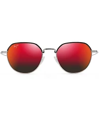 Maui Jim Unisex Island Eyes 50mm Polarized Round Sunglasses